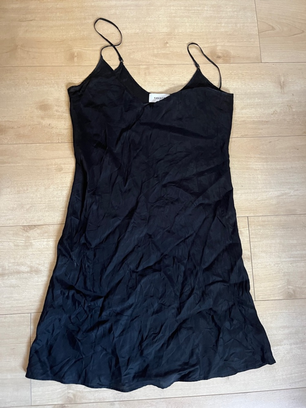Coach Black Slip Dress Size 4